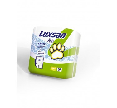 Коврики впитывающие д/жив.LUXSAN PREMIUM GEL 40*60cм (10шт)